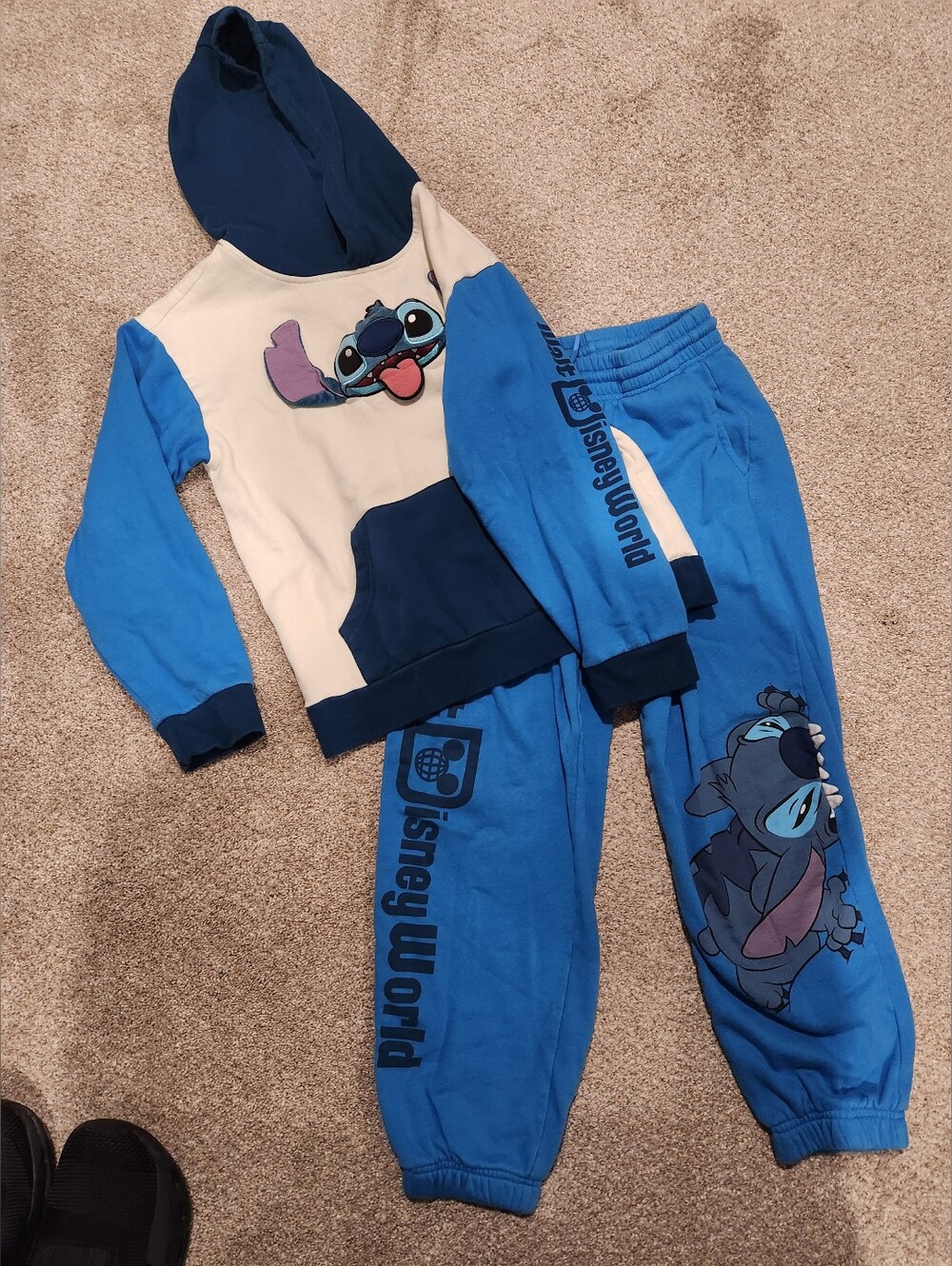 Disney Stitch Hoodie and Joggers Set